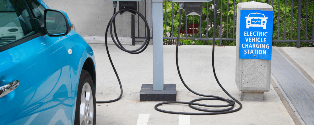 Electric Vehicle Charging With No Gasoline